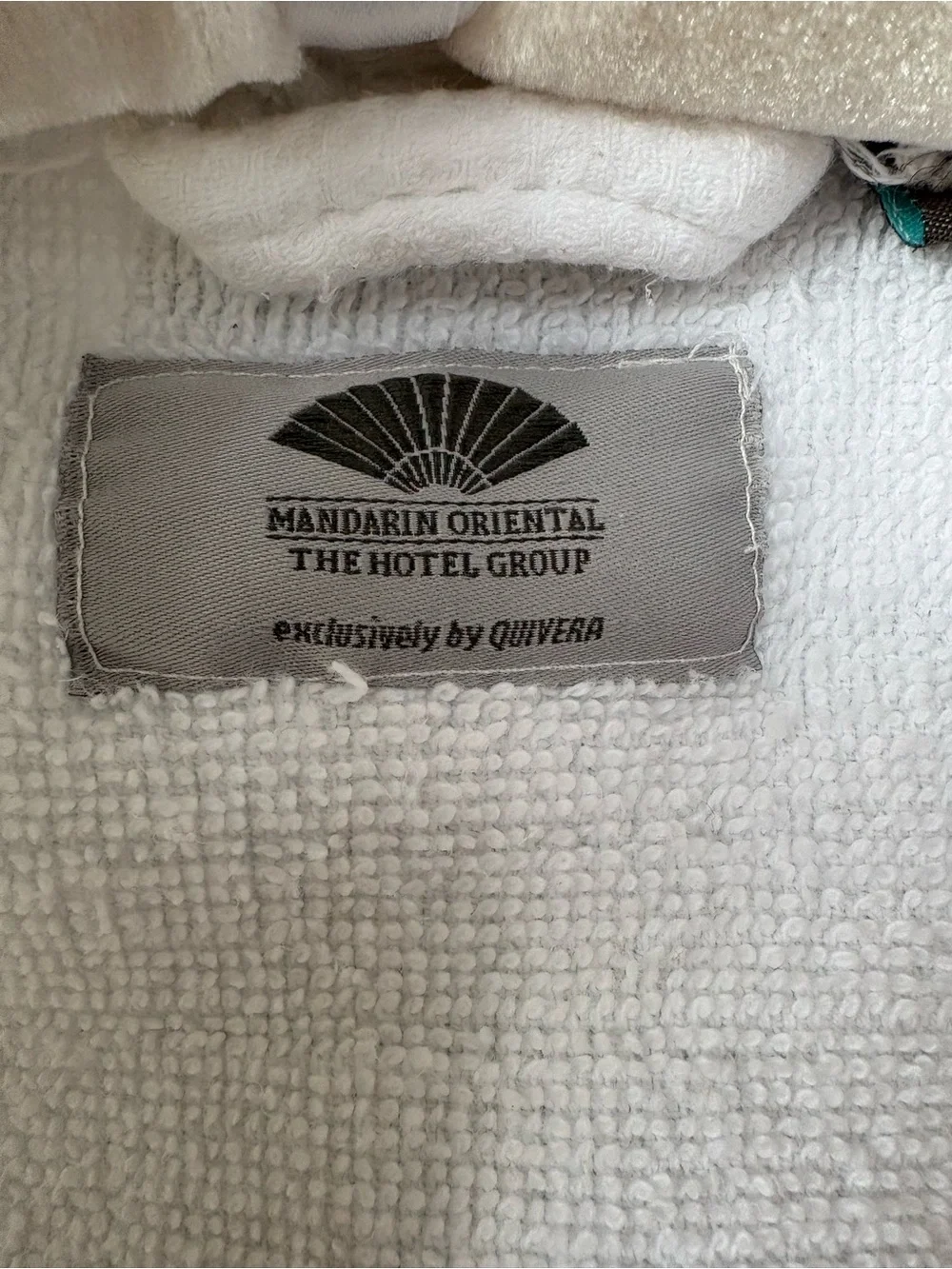 Mandarin Oriental The Hotel Group Kid’s White Luxury Bathrobe